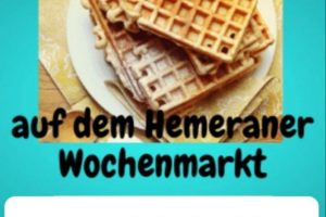 Waffeln auf dem Wochenmarkt