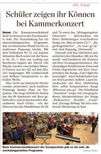 Kammermusikkonzert