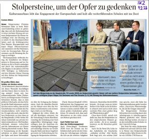 IKZ Stolpersteine